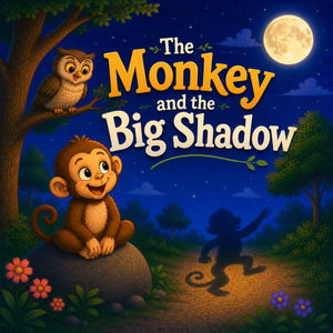 THE MONKEY AND THE BIG SHADOW | Free Children Book