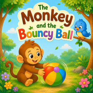 THE MONKEY AND THE BOUNCY BALL | Free Children Book