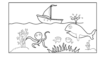 Ocean Colouring Picture | Free Colouring Book for Children
