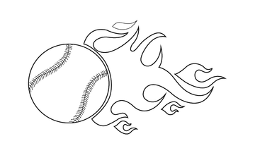 BASEBALL COLOURING PICTURE | Free Colouring Book for Children