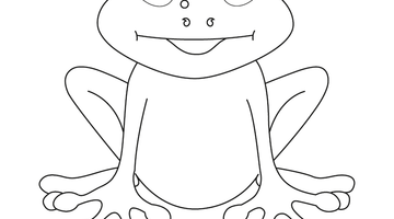 Frog Colouring Picture | Free Colouring Book for Children