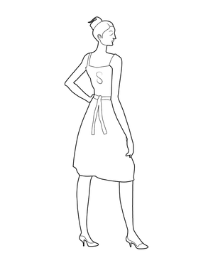 FREE PRINTABLE FASHION PAGE | Free Colouring Book for Children