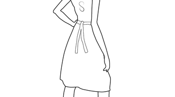 FREE PRINTABLE FASHION PAGE | Free Colouring Book for Children