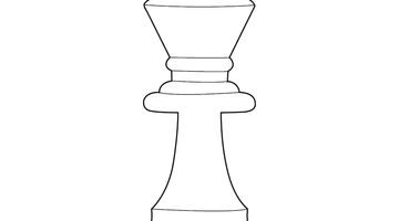 CHESS COIN COLOURING IMAGE | Free Colouring Book for Children