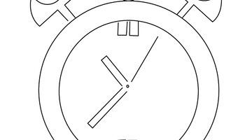 DATE AND TIME COLOURING PICTURE  | Free Colouring Book for Children