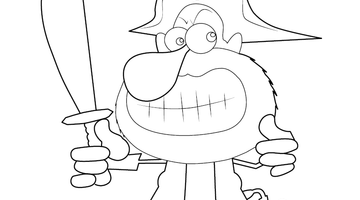 FICTION COLOURING PAGE | Free Colouring Book for Children