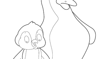 Penguin Colouring Picture | Free Colouring Book for Children