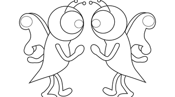 BUTTERFLY COLOURING PICTURE | Free Colouring Book for Children