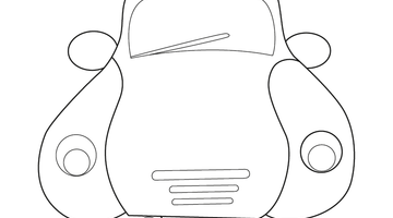 TOY CAR COLOURING PICTURE | Free Colouring Book for Children