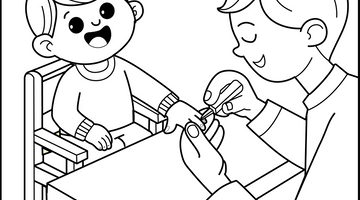 Printable Nair Care Colouring Page | Free Colouring Book for Children