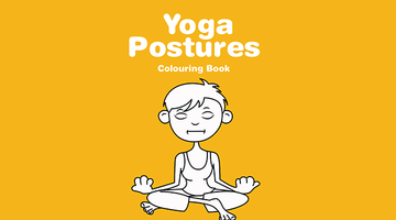 Free Printable Free Yoga Postures Colouring Book