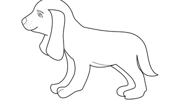 FREE DOG COLOURING PICTURE | Free Colouring Book for Children