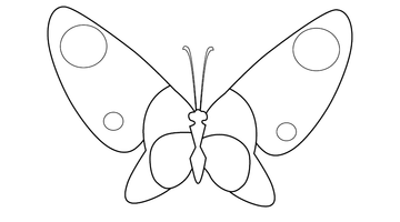 FREE PRINTABLE BUTTERFLY COLOURING PAGE | Free Colouring Book for Children