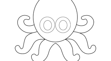OCTOPUS COLOURING PICTURE | Free Colouring Book for Children
