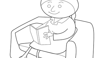 ACTION WORDS COLOURING PAGE FOR KIDS | Free Colouring Book for Children