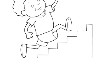 CLIMBING COLOURING IMAGE | Free Colouring Book for Children