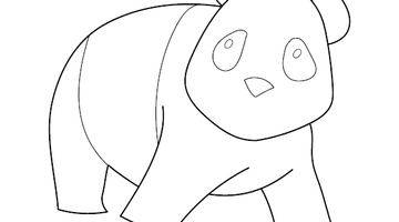 Panda Colouring Page | Free Colouring Book for Children
