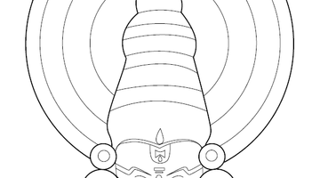 Kathakali Face Colouring Picture | Free Colouring Book for Children