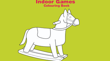 Indoor Games Colouring Book