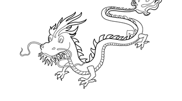FREE DRAGON COLOURING PICTURE | Free Colouring Book for Children