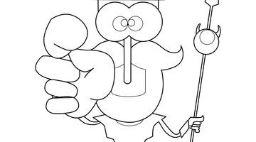 FREE FICTION COLOURING PAGE | Free Colouring Book for Children