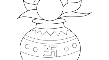 HINDU RELIGIOUS COLOURING PICTURE | Free Colouring Book for Children