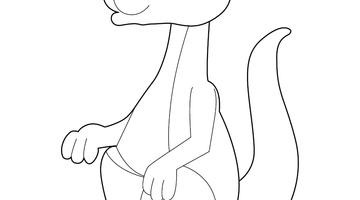KANGAROO COLOURING PAGE | Free Colouring Book for Children