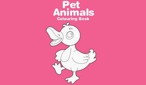 Pet Animals Colouring Book