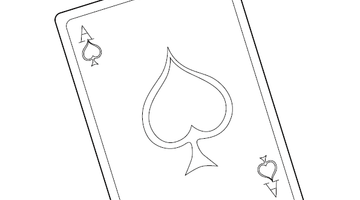 Playing Cards Colouring Page | Free Colouring Book for Children