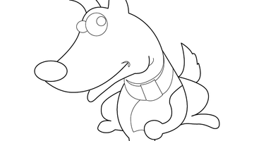 FREE DOG COLOURING PAGE | Free Colouring Book for Children