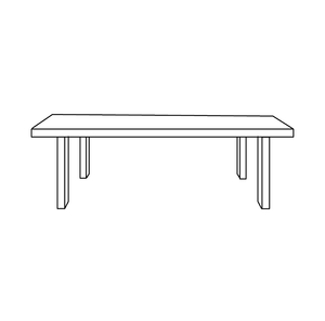 DINING TABLE COLORING PAGE | Free Colouring Book for Children