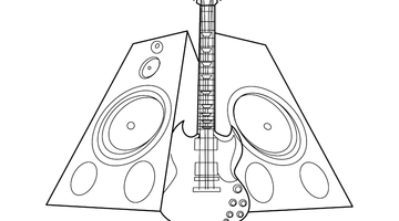 FREE MUSICAL INSTRUMENT COLOURING PICTURE | Free Colouring Book for Children