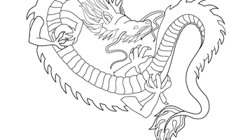 FREE PRINTABLE DRAGON COLOURING IMAGE | Free Colouring Book for Children