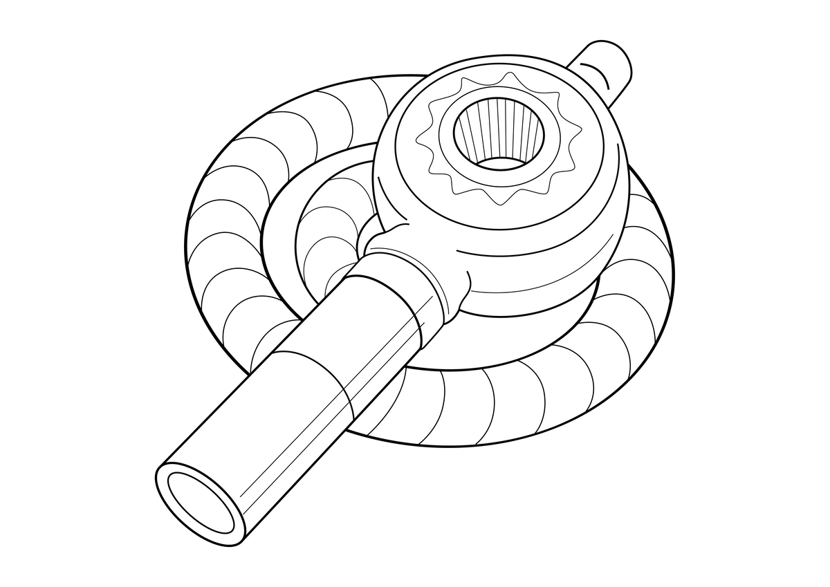 Party Blowers and Noisemakers Colouring Picture Free Colouring Book