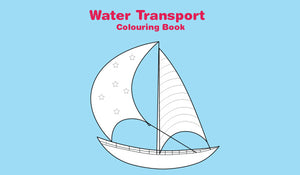 Water Transport Colouring Book