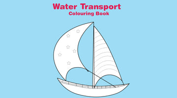 Water Transport Colouring Book