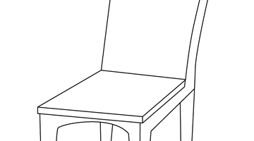 CHAIR COLOURING PICTURE | Free Colouring Book for Children