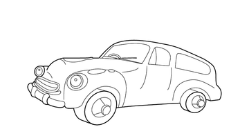 FREE PRINTABLE CAR COLOURING PAGE | Free Colouring Book for Children