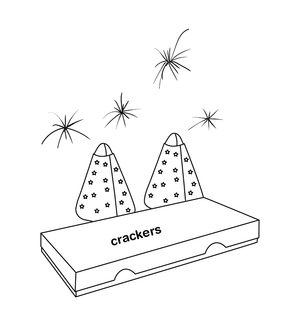 FREE PRINTABLE FIRE CRACKER COLOURING PAGE | Free Colouring Book for Children