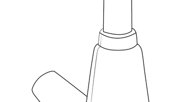 LIPSTICK COLOURING PAGE | Free Colouring Book for Children