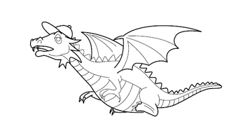 Free Dragon Colouring Page | Free Colouring Book for Children