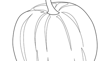 PUMPKIN COLOURING PICTURE FOR KIDS | Free Colouring Book for Children