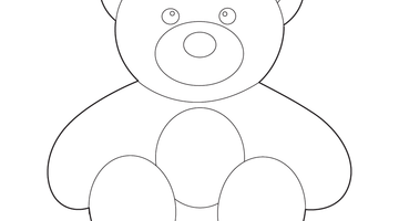 FREE PRINTABLE TEDDY BEAR COLOURING IMAGE | Free Colouring Book for Children