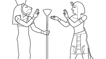 Ancient Egypt Colouring Page | Free Colouring Book for Children