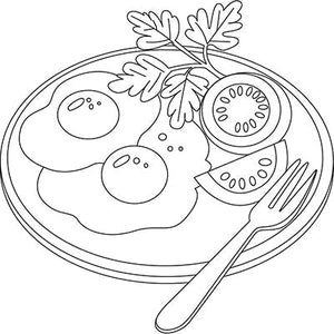 Egg Colouring Page