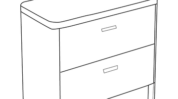 DRAWER COLOURING IMAGE | Free Colouring Book for Children