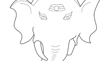 Lord Ganesha Colouring Picture | Free Colouring Book for Children