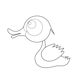 FREE DUCK COLOURING PAGE | Free Colouring Book for Children