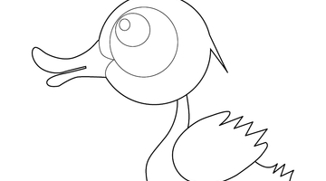 FREE DUCK COLOURING PAGE | Free Colouring Book for Children