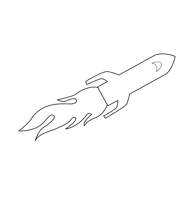 ROCKET COLOURING IMAGE | Free Colouring Book for Children – Monkey Pen ...